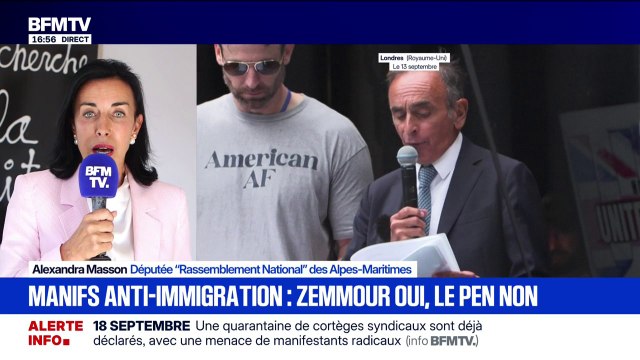 Manifestation anti-immigration à Londres: Nous comprenons le ras-le-bol de la population de Grande-Bretagne , indique Alexandra Masson, députée RN