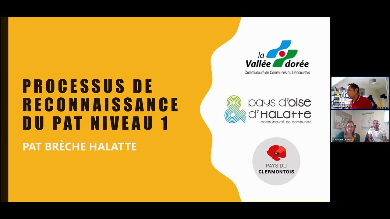 Reconnaissance d'un PAT de niveau 1 - Témoignage de Brèche Halatte