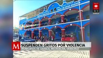 Violencia obliga a suspender Grito de Independencia en municipios de tres estados