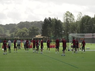 Arsenal training ahead of Champions League trip to Athletic club