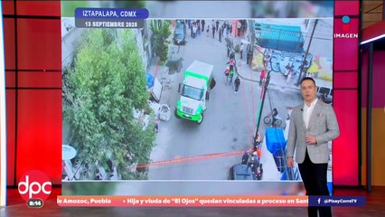 Grúa rescata camión atrapado en socavón de Iztapalapa | DPC con Paola Rojas