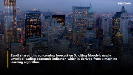 Moody's Mark Zandi Warns Of 'Uncomfortably High' 48% Probability Of US Recession In Next 12 Months