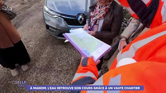 à manom, l'eau retrouve son cours grâce à un vaste chantier
