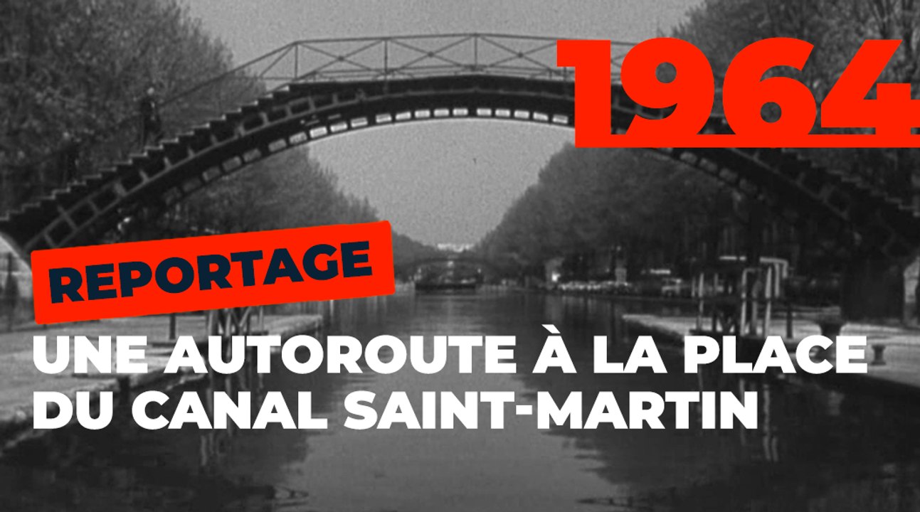 Quand Pompidou voulait transformer le canal Saint-Martin en autoroute | Histoire de Paris 📜 | Ville de Paris