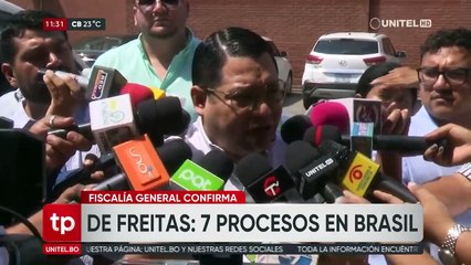 De Freitas tiene siete procesos en Brasil y al menos en uno tiene una sentencia de ocho años, informa Mariaca
