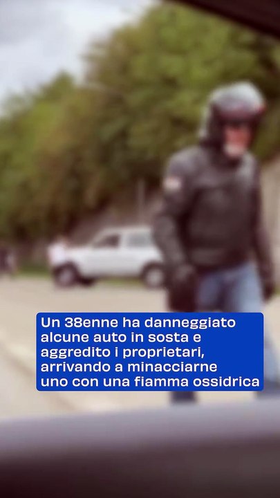 "Tunisino di 38 anni arrestato dopo aver seminato il panico con piede di porco e fiamma ossidrica: fermato dai carabinieri con il taser"