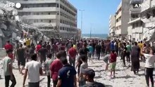 Gaza City, abbattuta anche la torre al-Jafari