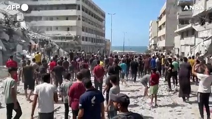 Gaza City, abbattuta anche la torre al-Jafari