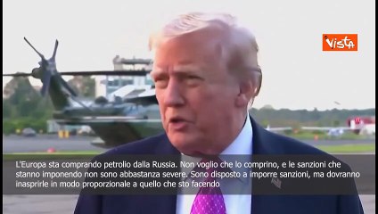 Trump: Sono disposto a imporre sanzioni a Russia, Ue inasprisca le sue