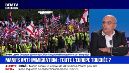 Manifestation anti-immigration à Londres: "Une augmentation du nombre d'immigrés dans la population en 20 ans, qui est passée de 8% à 18%", souligne Didier Leschi, directeur général de l'Office français de l'immigration et de l'intégration