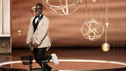 Here's what happened to Sterling K. Brown that led to him wearing a cast at the Emmys
