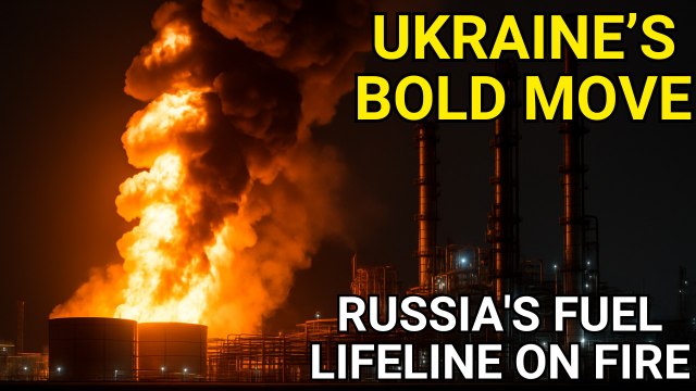Ukraine Destroys Major Russian Oil Refinery in Explosive Drone Strike