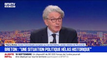 Instabilité: "C'est une situation politique hélas historique", souligne Thierry Breton, ancien Commissaire européen au marché intérieur