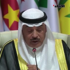 كلمة ممثل صاحب السمو الأمير الشيخ مشعل الأحمد سمو ولي العهد الشيخ صباح الخالد