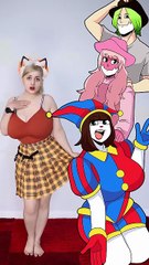 POMNI X GUMMIGOO X MAMA GUMMIGOO 2D VS 3D 🍭 #cosplay