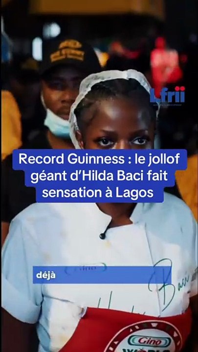 Record Guiness : le jollof géant d'Hilda Bci fait sensation à Lagos