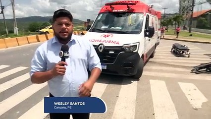 Acidente em frente à UPA de Caruaru: relato e análise da ação rápida do SAMU no local
