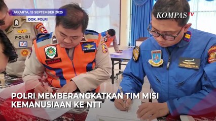 NTT Dilanda Banjir dan Longsor, Polri Kerahkan Bantuan Kemanusiaan