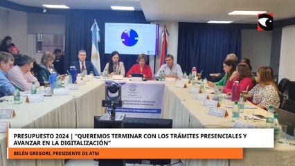 Presupuesto 2024 “Queremos terminar con los trámites presenciales y avanzar en la digitalización”