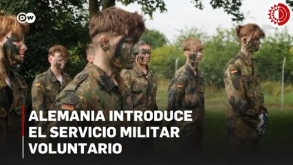 Alemania introduce el servicio militar voluntario