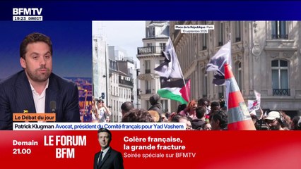 Drapeaux palestiniens sur les mairies: "C'est un symbole qui ne correspond à rien", assure Patrick Klugman, avocat