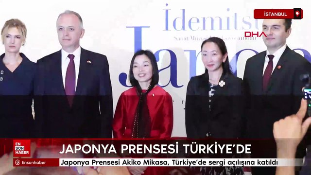 Japonya Prensesi Akiko Mikasa, Türkiye’de sergi açılışına katıldı