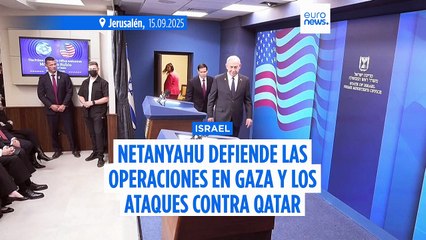 Israel destruye el edificio más alto de Gaza y Netanyahu defiende las operaciones israelíes