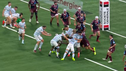 TOP 14 - Essai de Nathan HUGHES (R92) - Racing 92 - Union Bordeaux-Bègles