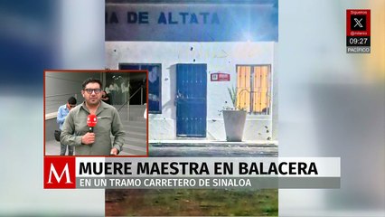Velan a maestra asesinada durante fuego cruzado en Altata, Sinaloa