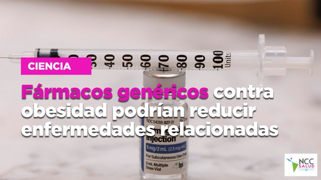 Fármacos genéricos contra obesidad podrían reducir enfermedades relacionadas