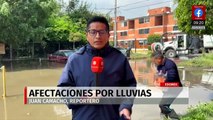 Tormentas dejan viviendas inundadas en el Estado de México