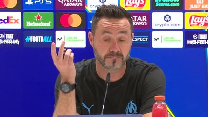 Marseille - De Zerbi : "Ceballos ? il a raté quelque chose d'unique et de spécial"