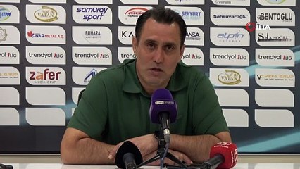 Serhat Sütlü: "Ama amaç puanlarla buradan dönmekti, bunu başardık"