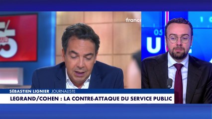 Affaire Legrand-Cohen : «l’audiovisuel est pris en otage», estime Sébastien Lignier