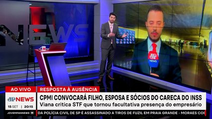 “Careca do INSS” não comparece para depor e CPMI convoca familiares