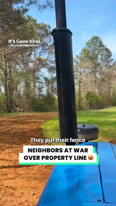 I tore down their 30ft fence - it was on my land! 😡