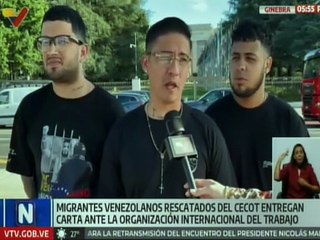 Venezolanos rescatados del Cecot elevan su voz ante la OIT