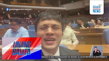 Cavite 4th Dist. Rep. Kiko Barzaga, sasampahan ng ethics complaint ng NUP | Unang Balita