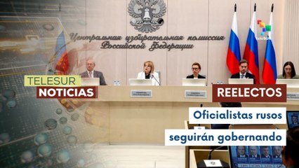 Comisión Electoral rusa declaró como ganador al partido oficialista