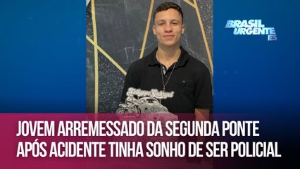Jovem arremessado da Segunda Ponte após acidente tinha sonho de ser policial
