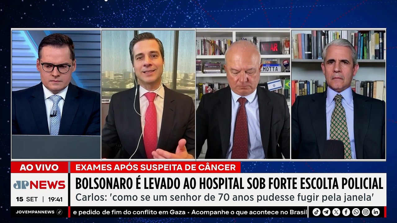 Jair Bolsonaro faz exames em hospital após susp...
