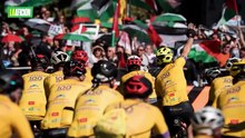 Las manifestaciones propalestinas provocan el final prematuro de La Vuelta a España