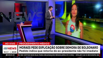 Moraes pede explicações a Bolsonaro sobre demora em retornar para casa após ida ao hospital