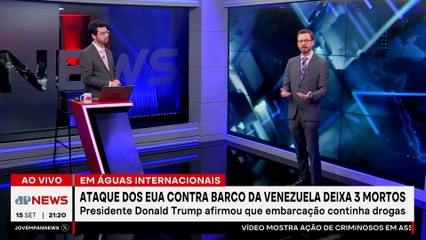 Ataque dos EUA contra barco da Venezuela deixa 3 mortos; Fabrizio Neitzke comenta