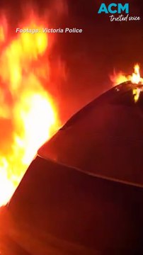 Victoria Police hunt for arsonists after string of fires