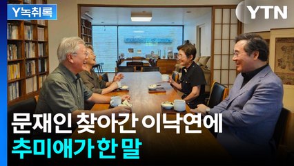 "매를 들어야 할 때 드는 것이..." 문재인 찾아간 이낙연에 '시끌' [Y녹취록] / YTN