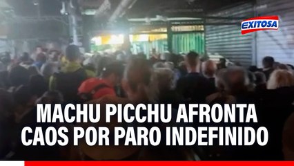 Caos en Machu Picchu: Reportan aglomeración de turistas por paro indefinido