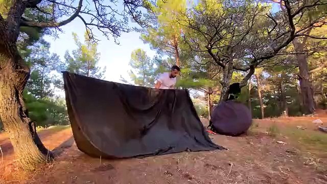 2 Days in the Forest in Heavy Rain! • Rain Camping, Rainstorm, Flood, Bad Weather