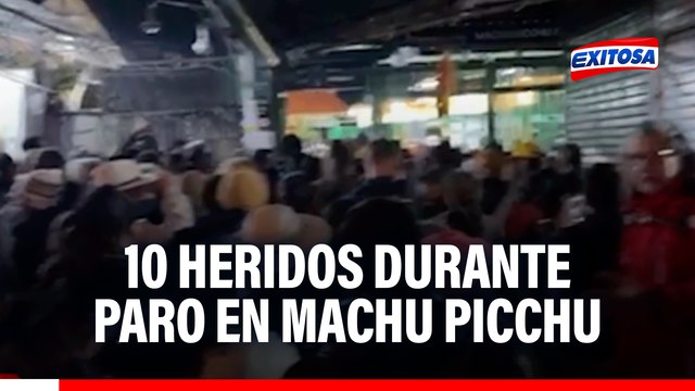 Machu Picchu: Enfrentamientos entre pobladores y PNP deja varios heridos