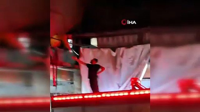 ÇAYKUR Ardeşen Çay Fabrikasında yangın